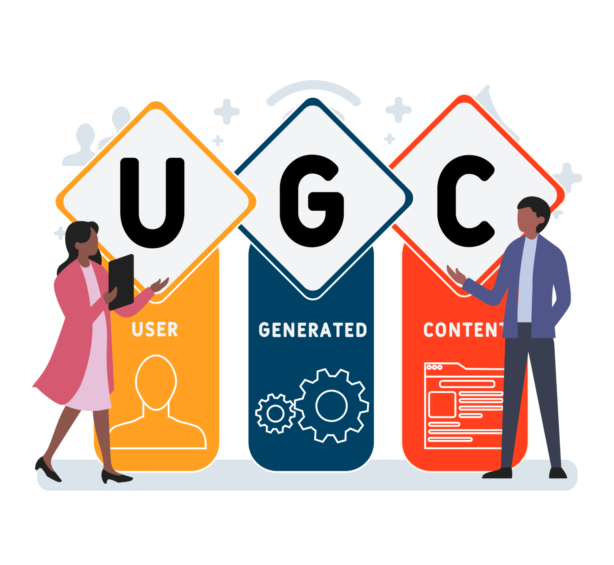 user generated content graphic